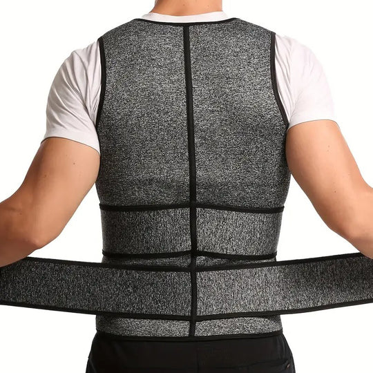 Gilet orthopédique correcteur et gainant zippé