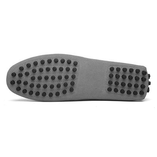 Mocassin orthopédique homme suède souple et casual