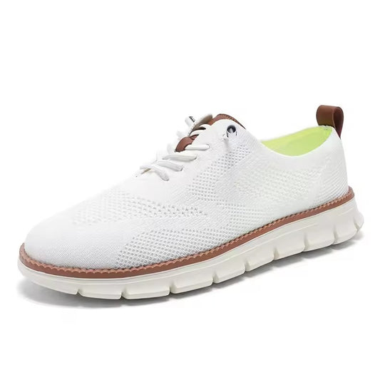 Basket orthopédique homme à maille respirante blanc