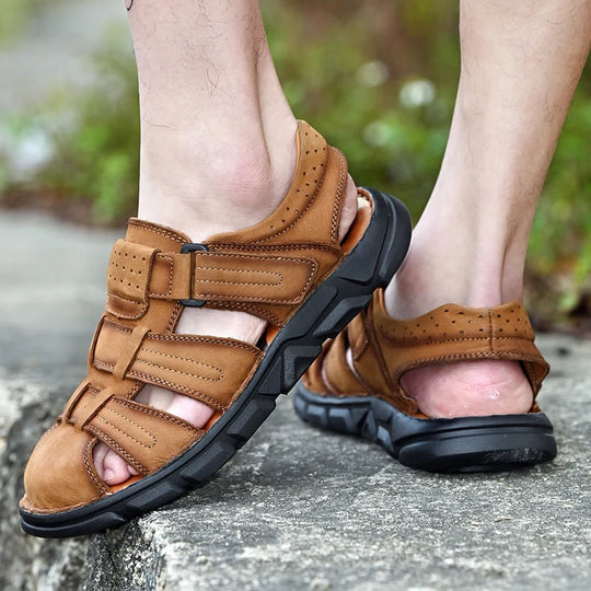 Sandale orthopédique homme fermée ergonomique