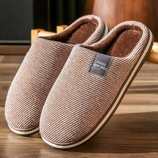 Chausson orthopédique homme rayé esprit rétro