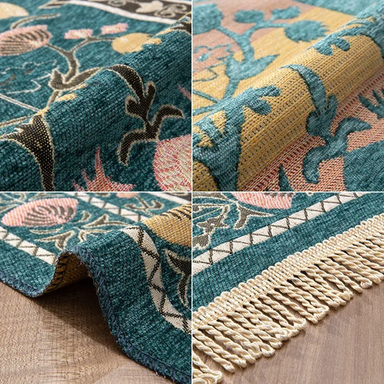 Tapis de prière orthopédique décoratif à motifs traditionnels