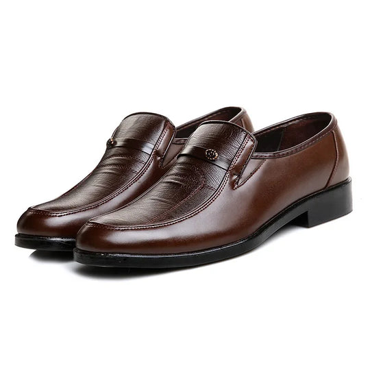 Mocassin orthopédique homme bout carré élégant