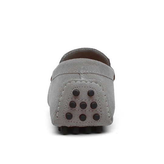 Mocassin orthopédique homme suède souple et casual