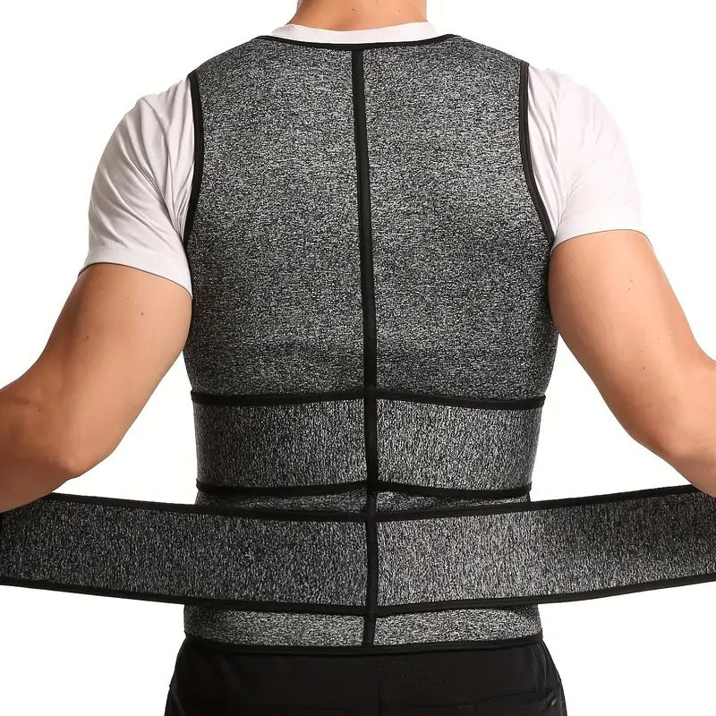 Gilet orthopédique correcteur et gainant zippé