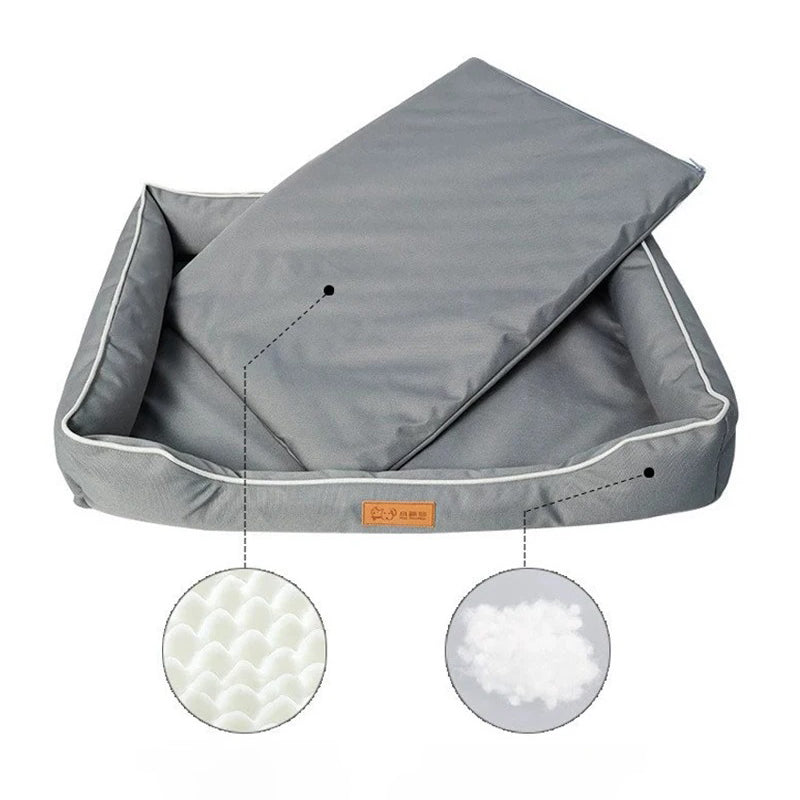 Panier orthopédique chien amovible et imperméable