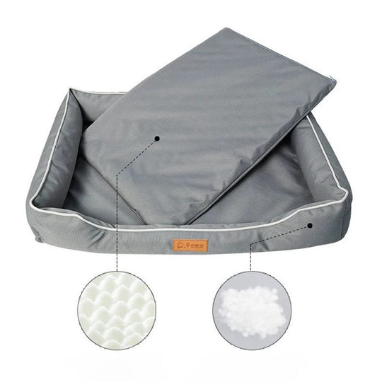 Panier orthopédique chien amovible et imperméable