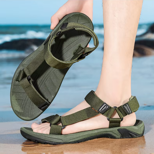 Sandale orthopédique homme de marche réglable