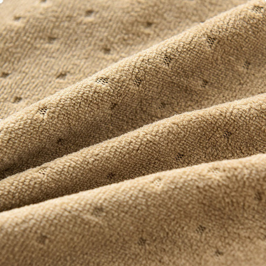 Coussin orthopédique dos en suédine à soutien incurvé