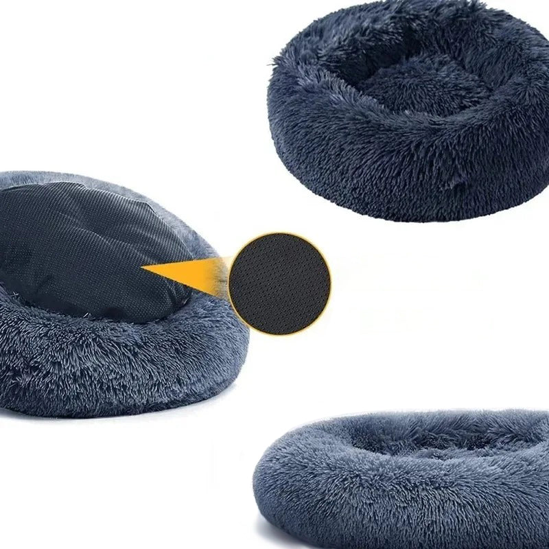 Panier orthopédique chien rond ultra moelleux