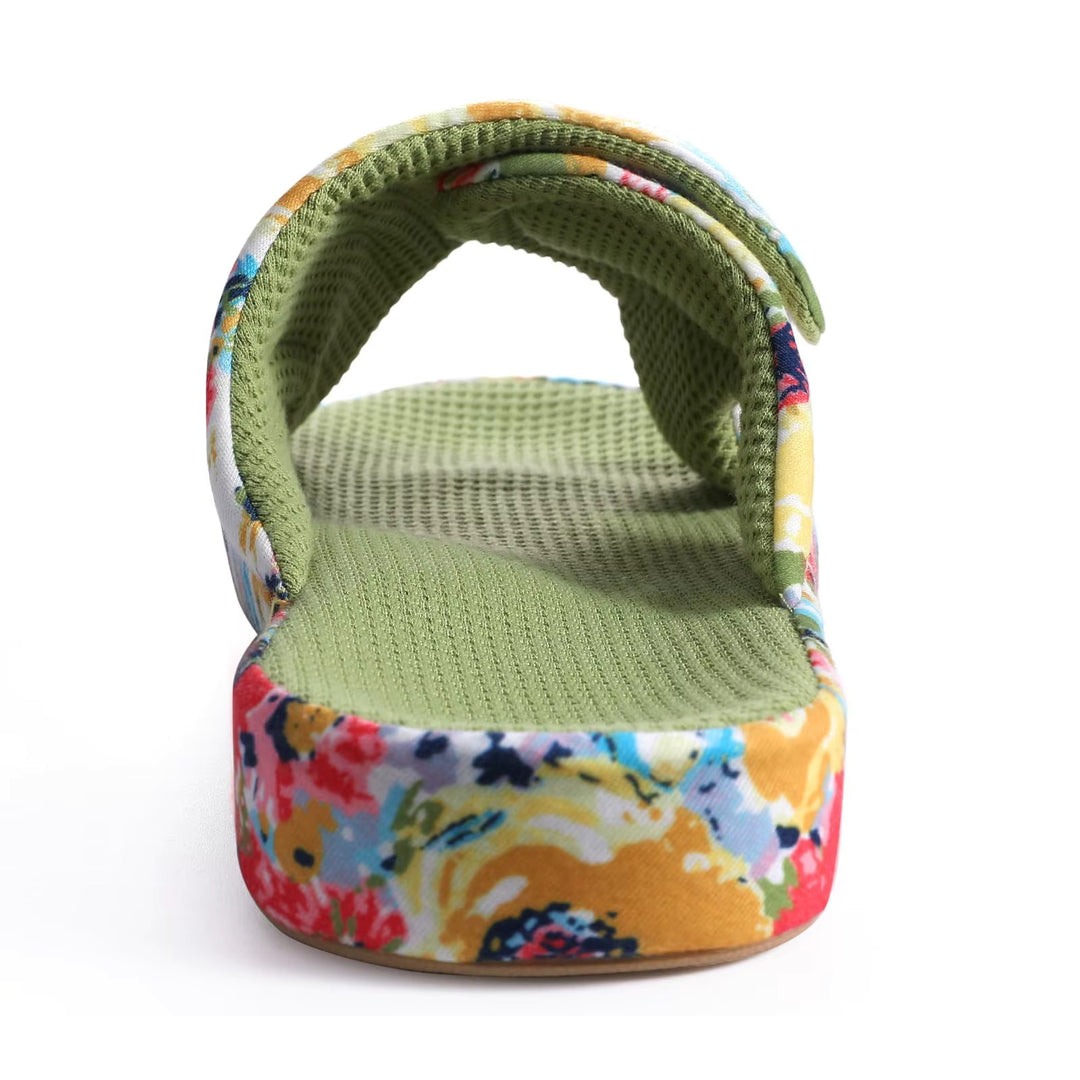 Chausson orthopédique femme motif floral