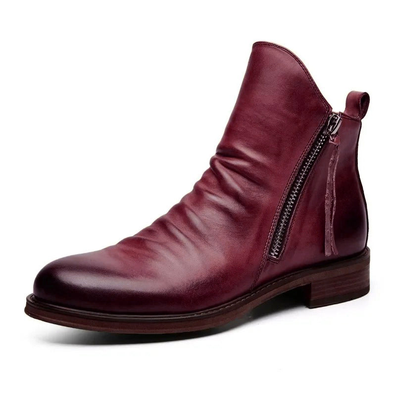 Botte orthopédique homme à fermeture éclair pratique