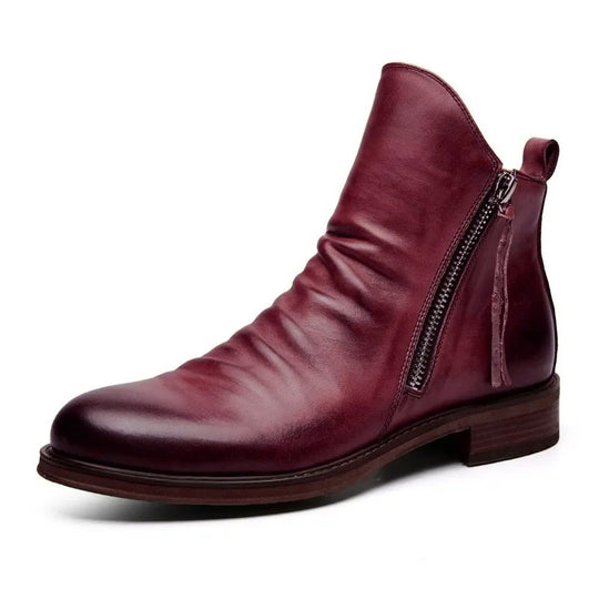 Botte orthopédique homme à fermeture éclair pratique