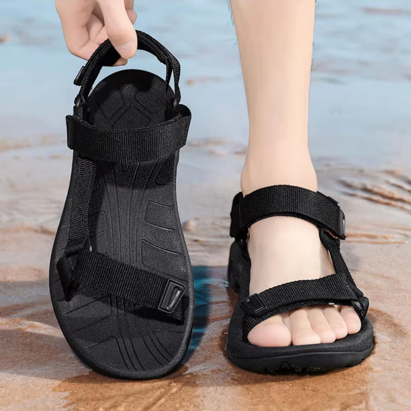Sandale orthopédique homme de marche réglable