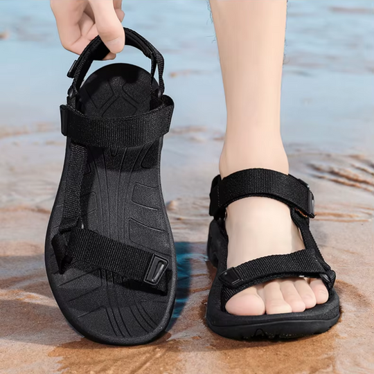 Sandale orthopédique homme de marche réglable