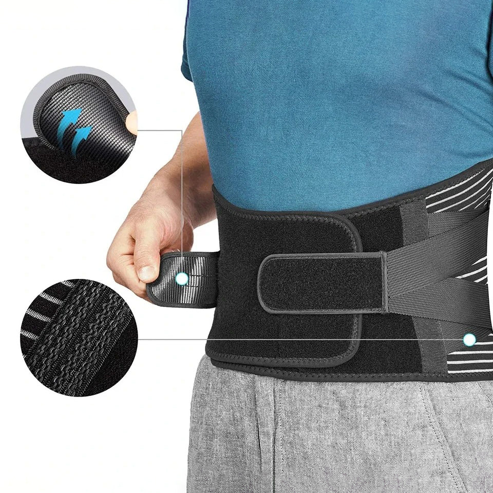 Ceinture orthopédique lombaire maintien ergonomique