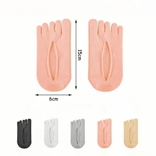 Chaussette orthopédique femme invisible à orteils séparés