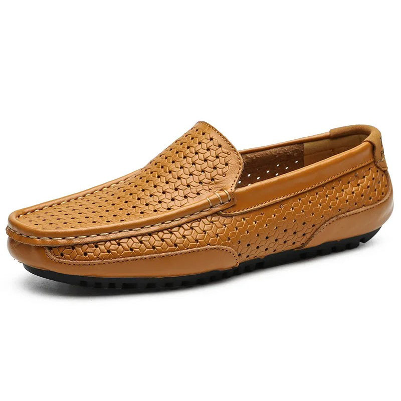 Mocassin orthopédique homme ajouré respirant