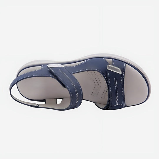 Sandale orthopédique femme à large ouverture