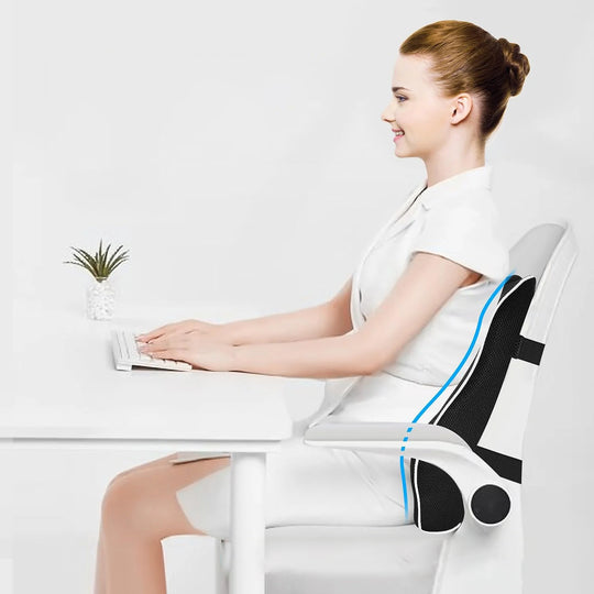 Coussin orthopédique dos galbé pour confort prolongé