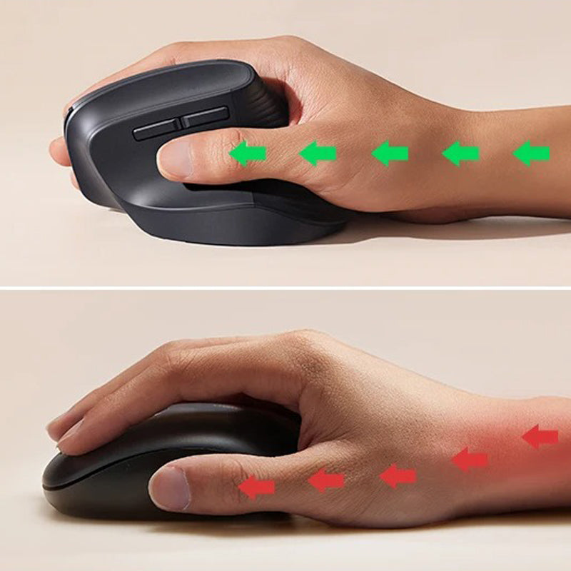 Souris orthopédique sans fil ergonomique Bluetooth