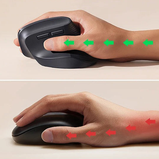 Souris orthopédique sans fil ergonomique Bluetooth