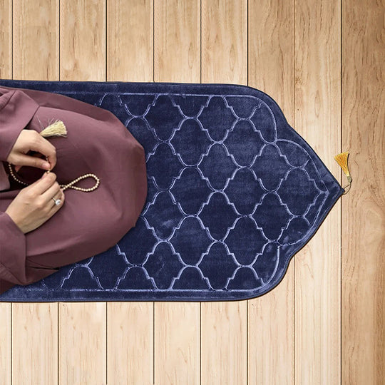 Tapis de prière orthopédique de voyage antidérapant et pliable