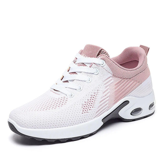 Basket orthopédique femme à coussin d’air sportif rose