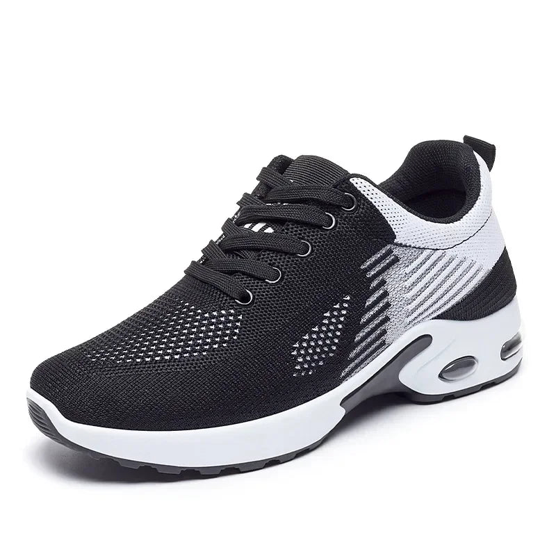 Basket orthopédique femme à coussin d’air sportif noir