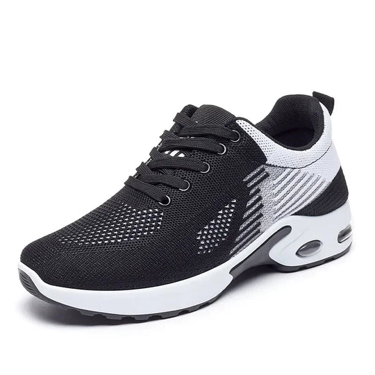 Basket orthopédique femme à coussin d’air sportif noir