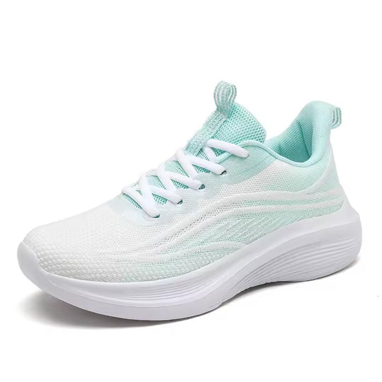 Basket orthopédique femme pour marche active bleu