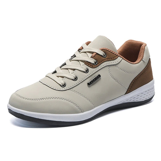 Basket orthopédique homme casual chic beige