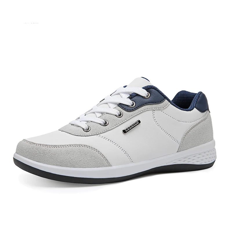Basket orthopédique homme casual chic blanc