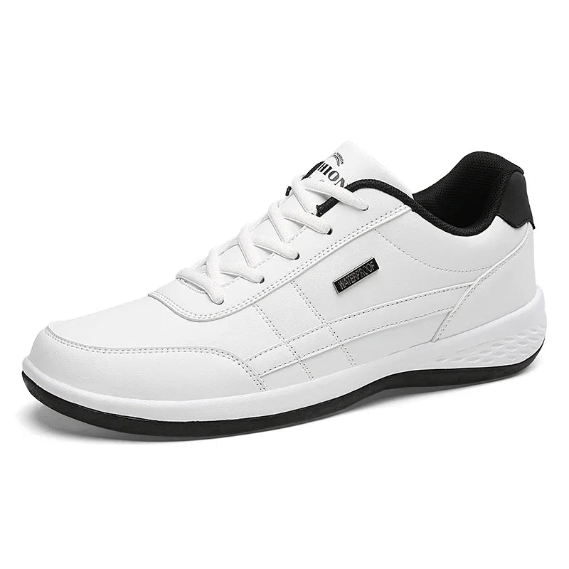 Basket orthopédique homme confort quotidien blanc et noir