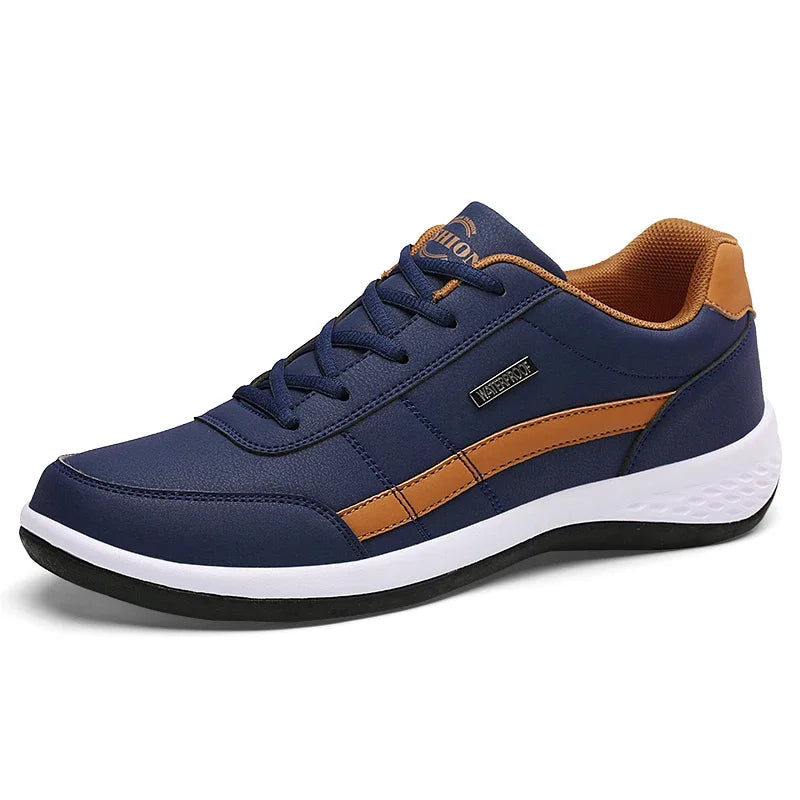 Basket orthopédique homme confort quotidien bleu