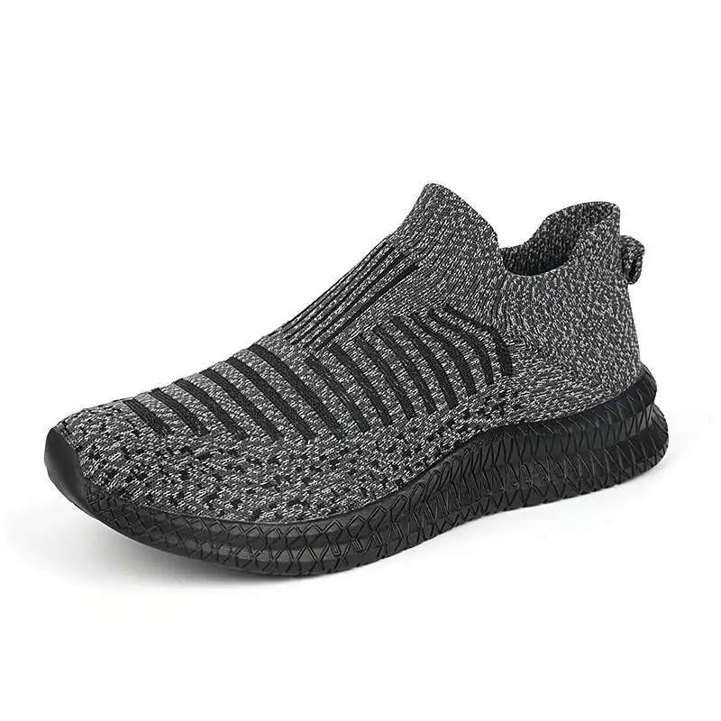 Basket orthopédique homme effet chaussette gris
