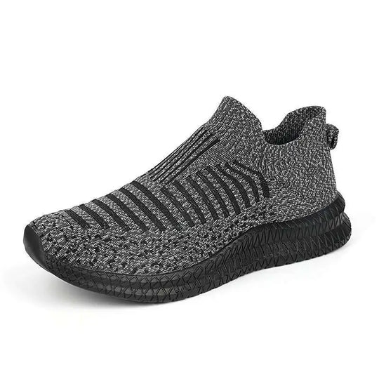 Basket orthopédique homme effet chaussette gris