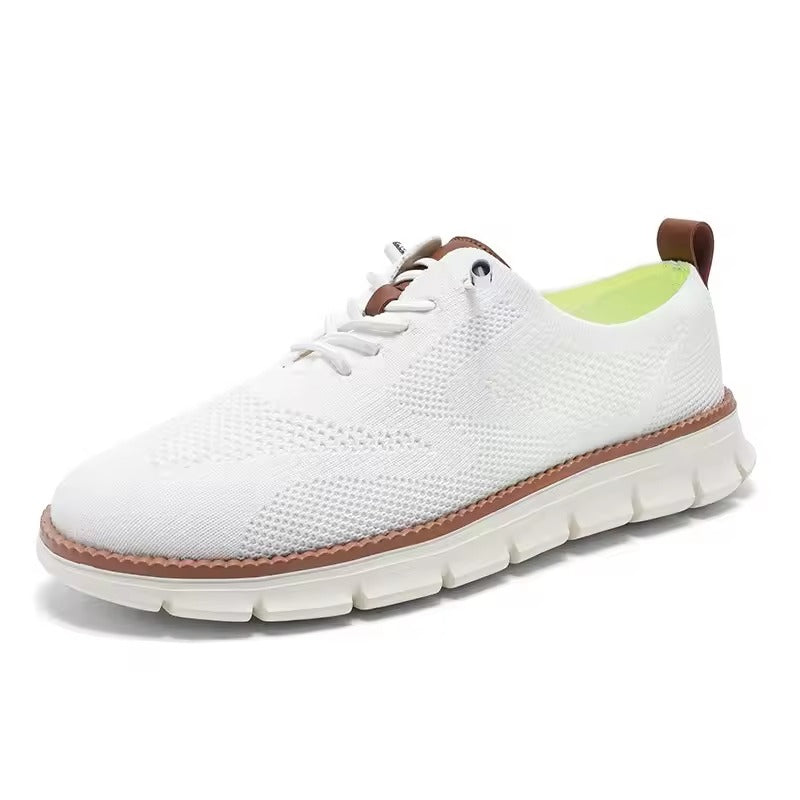 Basket orthopédique homme à maille respirante blanc