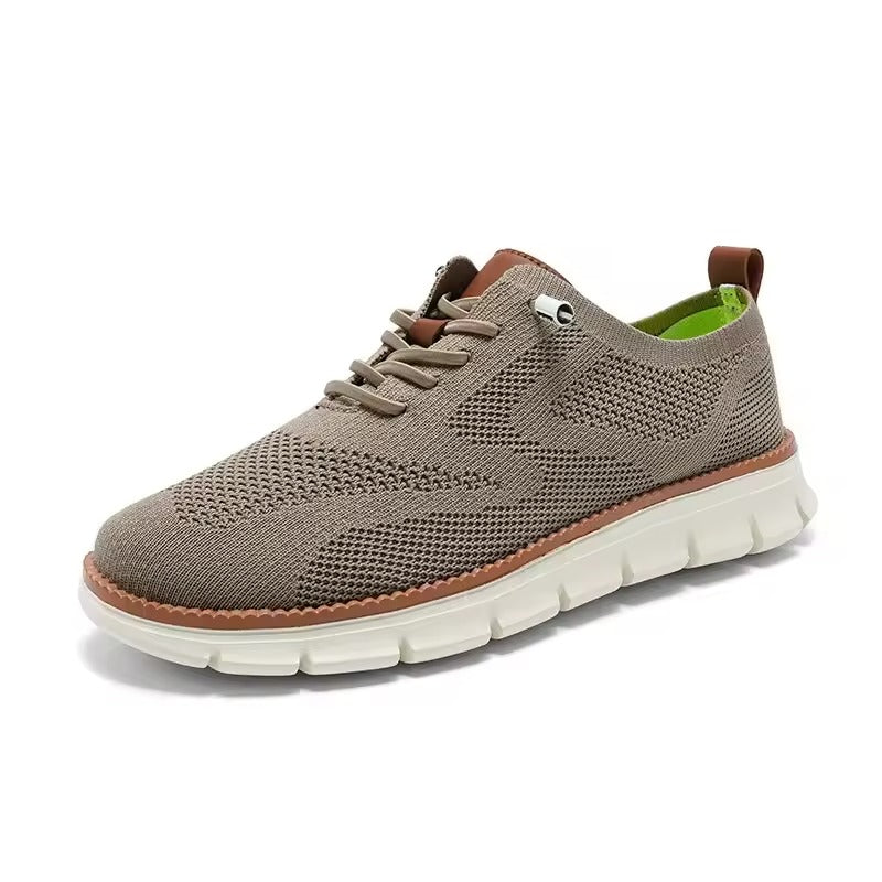 Basket orthopédique homme à maille respirante marron