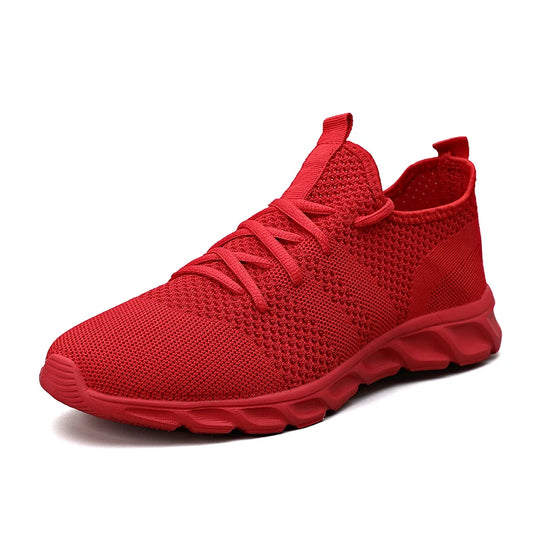 Basket orthopédique homme semelle amortissante rouge