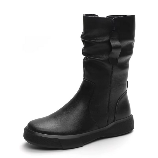 Botte orthopédique femme haute confort thermique noir