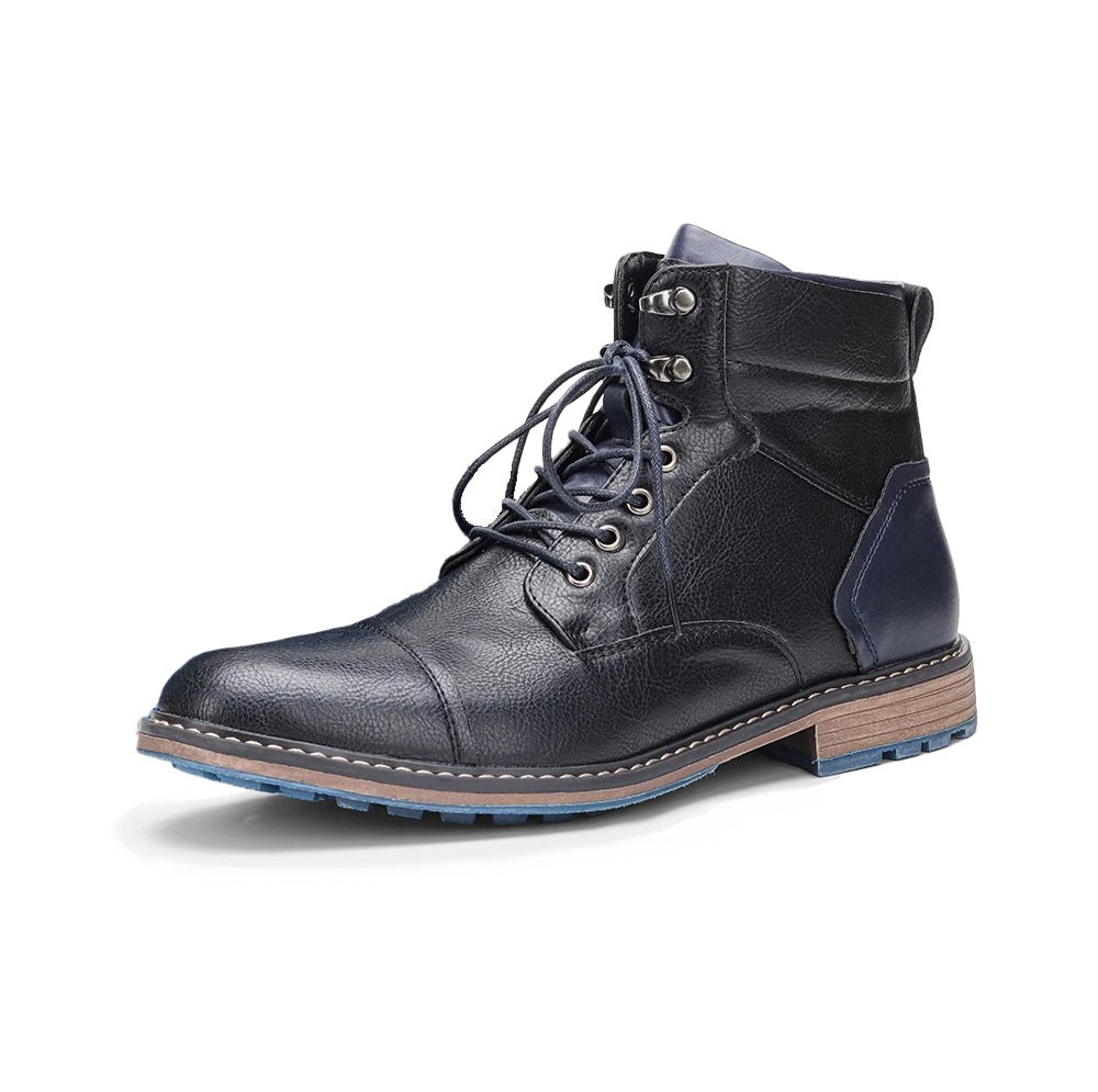 Botte orthopédique homme de marche urbaine noir