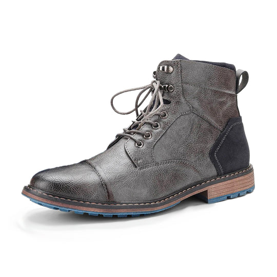 Botte orthopédique homme de marche urbaine gris