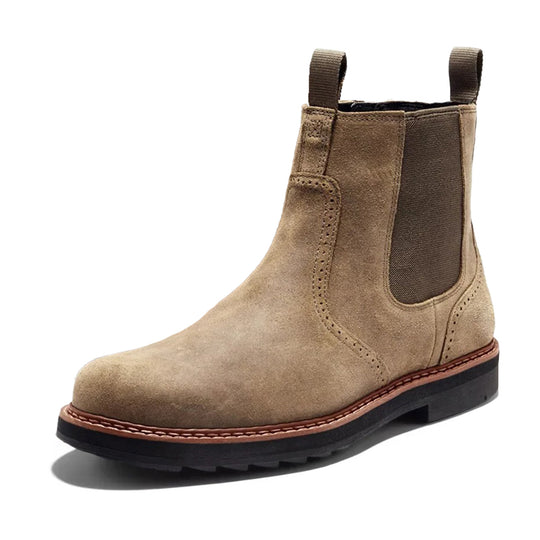  Botte orthopédique homme à fermeture chic urbain marron