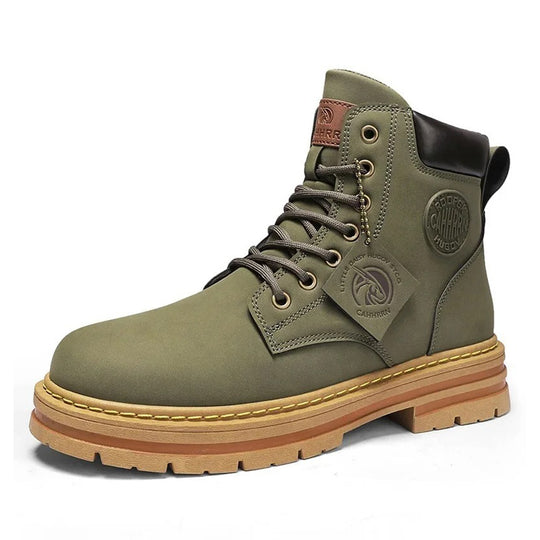 Botte orthopédique homme urbaine décontractée kaki