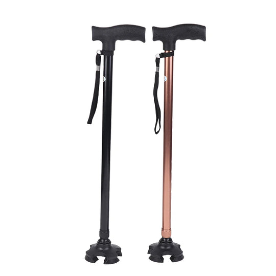 Canne orthopédique multifonction antidérapante avec base stable