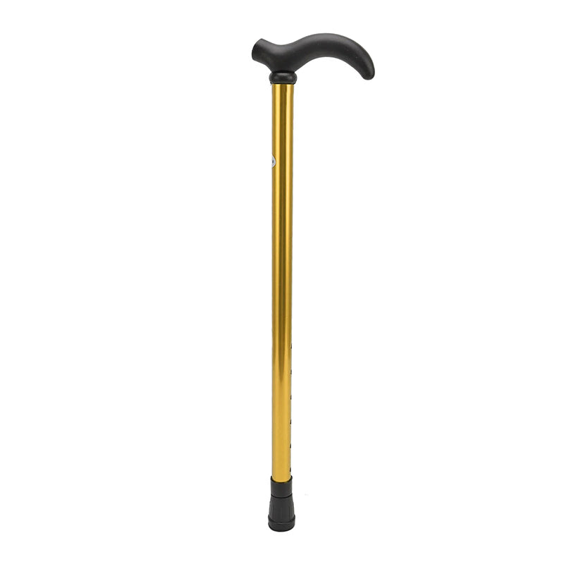 Canne orthopédique réglable pour la marche doré
