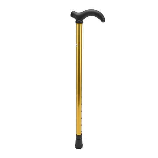 Canne orthopédique réglable pour la marche doré