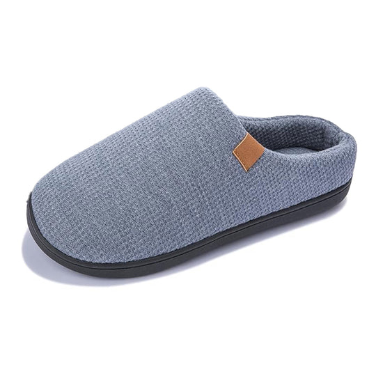 Chausson orthopédique homme mémoire de forme bleu