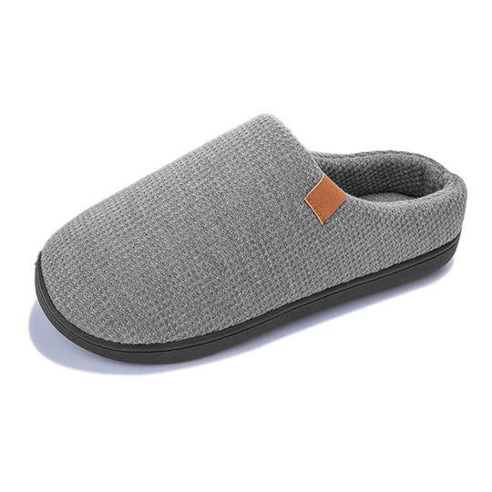 Chausson orthopédique homme mémoire de forme gris
